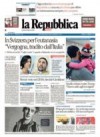 prima pagina la repubblica