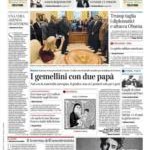 prime pagine corriere della sera