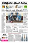 prime pagine corriere della sera