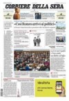 prime pagine corriere della sera