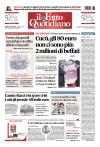 prime pagine fatto quotidiano