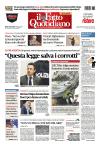 prime pagine fatto quotidiano