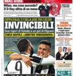 prime pagine gazzetta dello sport