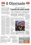 prime pagine giornale