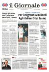 prime pagine giornale