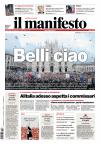 prime pagine il manifesto