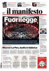 prime pagine il manifesto