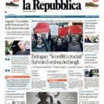 prime pagine repubblica