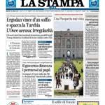 prime pagine stampa