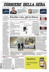 prime pagine corriere della sera