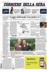 prime pagine corriere della sera