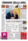 prime pagine corriere della sera