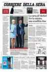 prime pagine corriere della sera