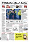 prime pagine corriere della sera