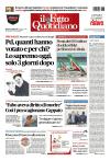 prime pagine fatto quotidiano