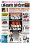 prime pagine gazzetta dello sport