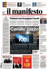 prime pagine il manifesto