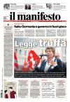 prime pagine il manifesto