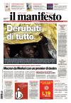 prime pagine il manifesto