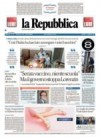 prime pagine la repubblica