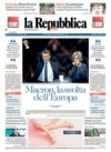 prime pagine la repubblica