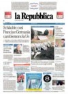 prime pagine la repubblica