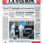 prime pagine la stampa