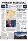 prime pagine corriere della sera