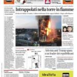 prime pagine corriere della sera