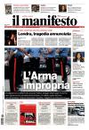 prime pagine il manifesto