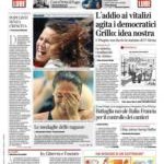 prime pagine corriere della sera