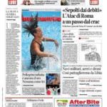 prime pagine corriere della sera