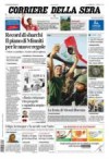 prime pagine corriere della sera