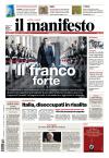 prime pagine il manifesto