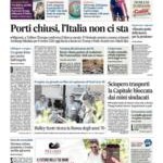 prime pagine il messaggero