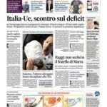 prime pagine il messaggero