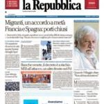 prime pagine la repubblica