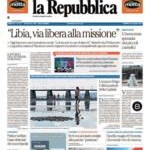 prime pagine la repubblica