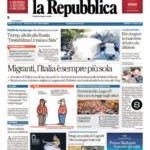 prime pagine la repubblica