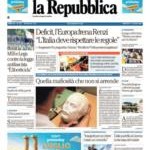 prime pagine la repubblica