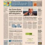 prime pagine sole 24 ore