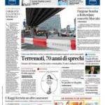 prime pagine corriere della sera