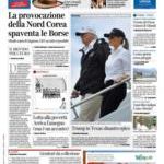 prime pagine corriere della sera