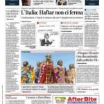 prime pagine corriere della sera