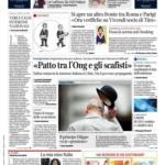 prime pagine corriere della sera