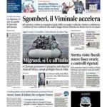 prime pagine il messaggero