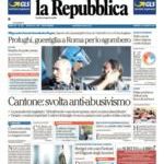 prime pagine la repubblica