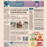 prime pagine sole 24 ore