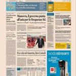 prime pagine sole 24 ore