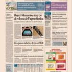 prime pagine sole 24 ore